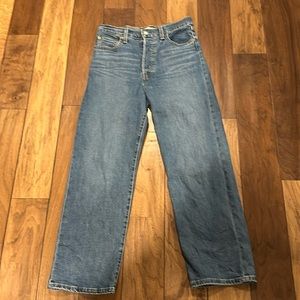 Levi’s rib cage straight leg jeans